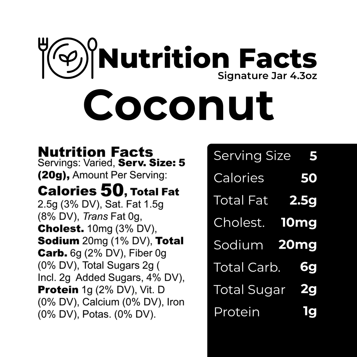 Coconut - The Panza - The Panza - Gourmet Sticks