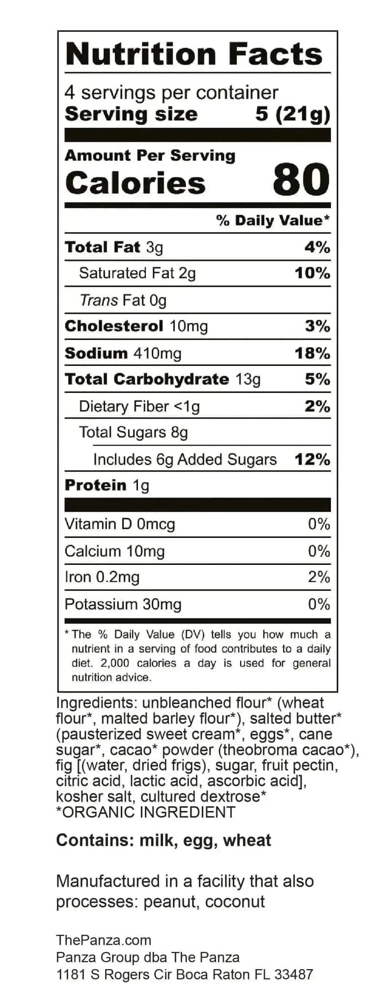 Fig Chocolate Kosher Salt - The Panza