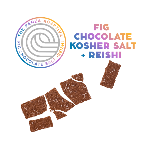 Fig Chocolate Kosher Salt [+Reishi] - The Panza - The Panza - 
