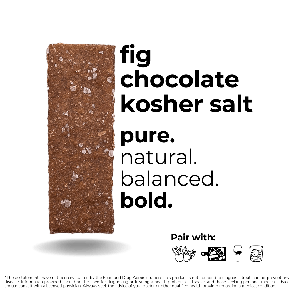 Fig Chocolate Kosher Salt - The Panza - The Panza - Gourmet Sticks