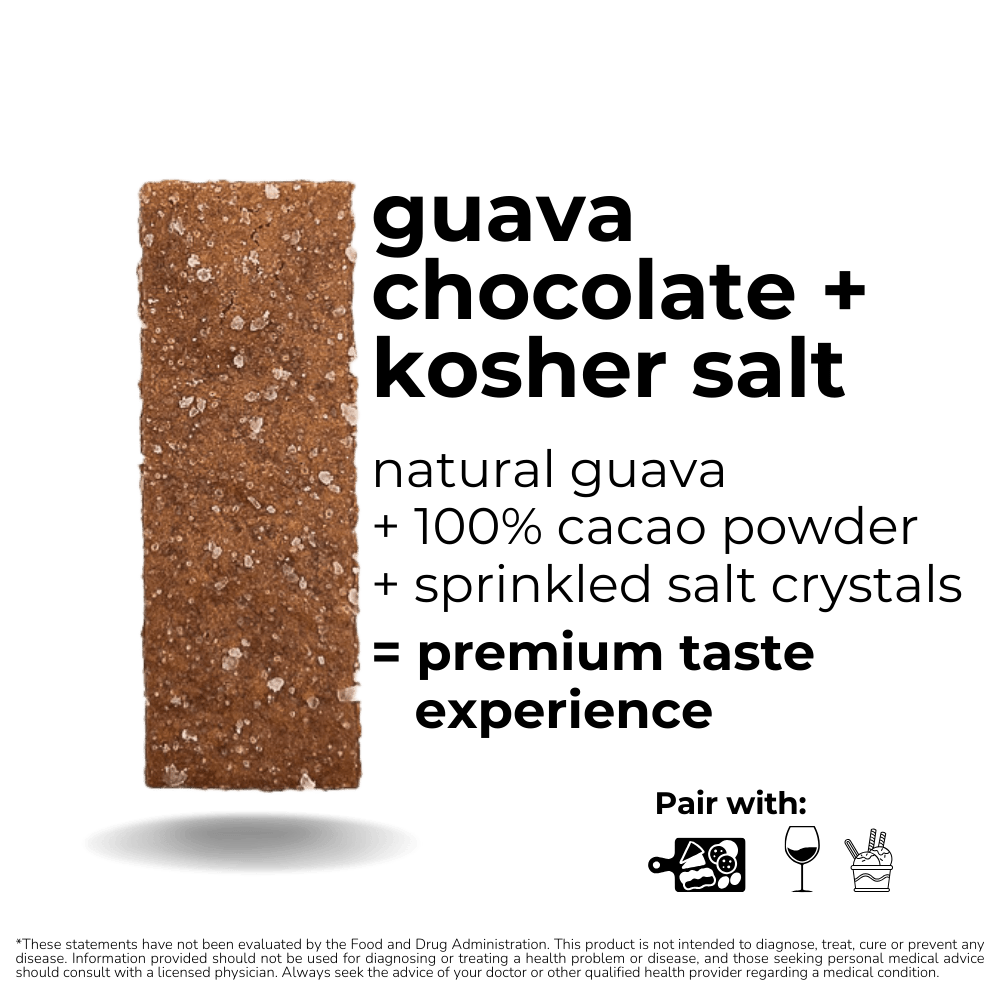 Guava Chocolate Kosher Salt - The Panza - The Panza - Gourmet Sticks