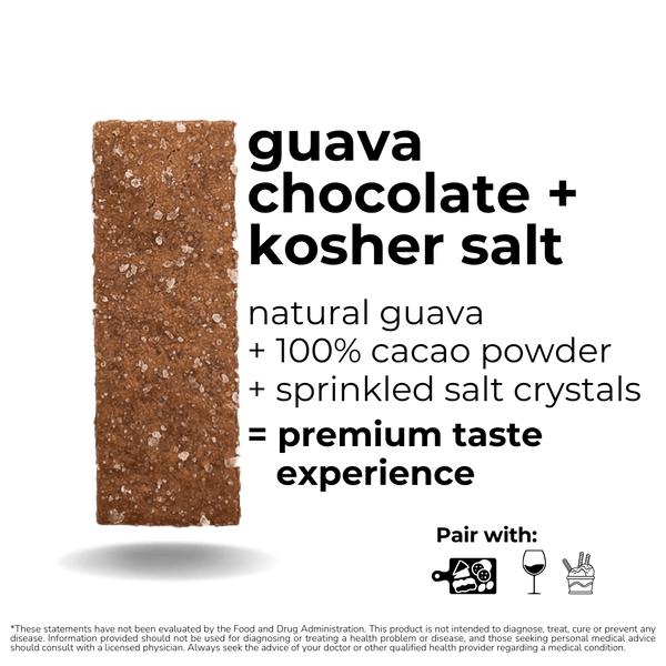 Guava Chocolate Kosher Salt - The Panza - The Panza - Gourmet Sticks