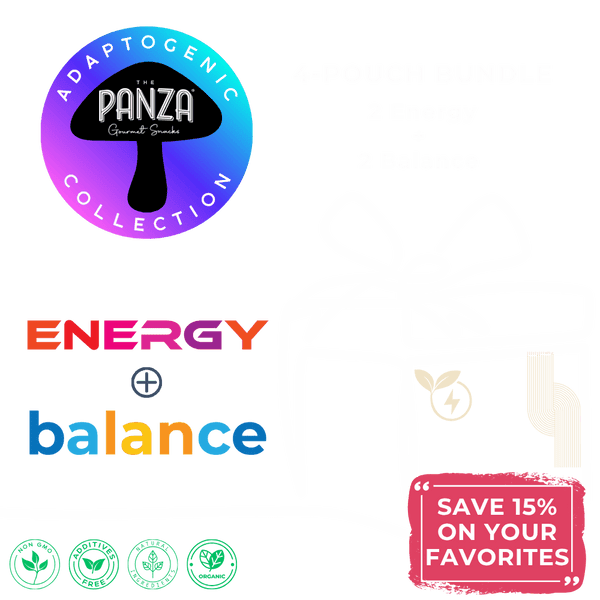 SAVE 15% Adaptogenic 4 - Pouch Bundle - The Panza - The Panza - Gourmet Cookie Snack