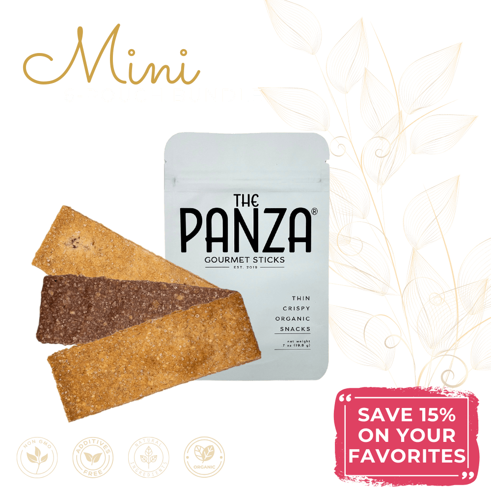 SAVE 15% Mini 6 - Pouch Bundle - The Panza - The Panza - Gourmet Cookie Snack