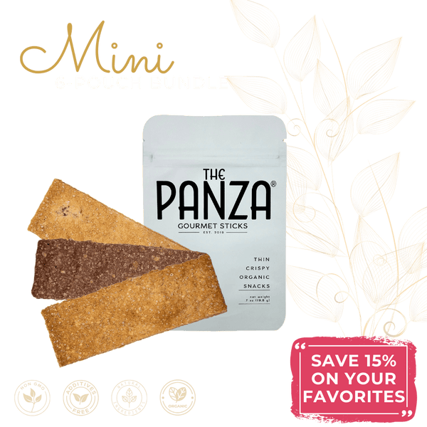 SAVE 15% Mini 6 - Pouch Bundle - The Panza - The Panza - Gourmet Cookie Snack