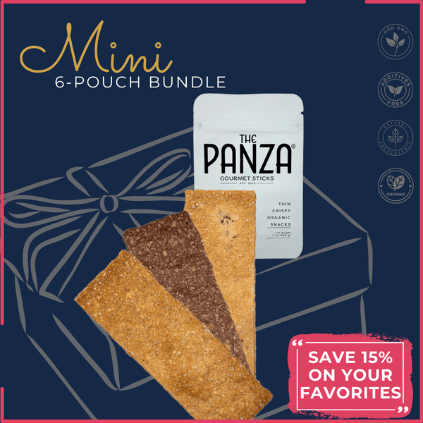 SAVE 15% Mini 6 - Pouch Bundle - The Panza - The Panza - Gourmet Cookie Snack