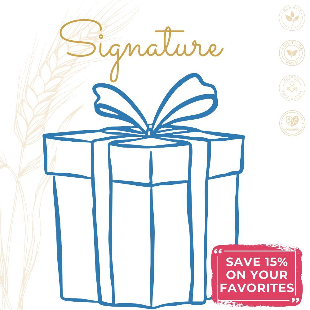 SAVE 15% Signature 4 - Pouch Bundle - The Panza - The Panza - Gourmet Cookie Snack