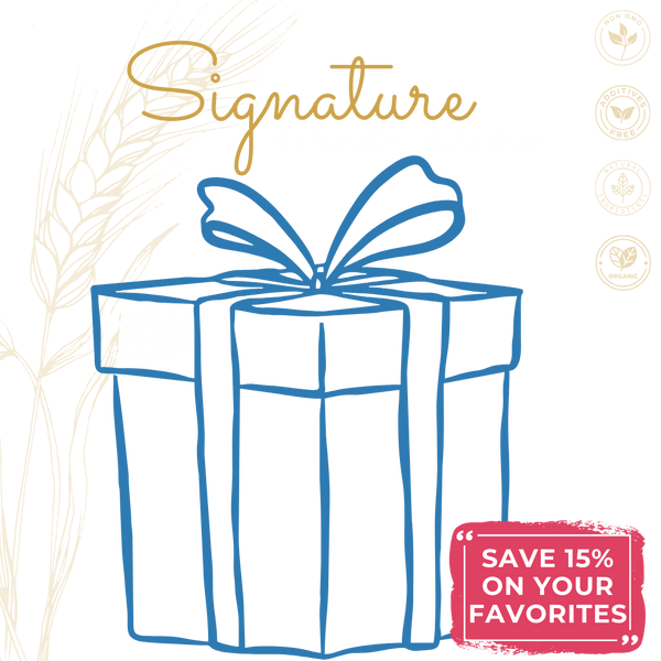 SAVE 15% Signature 4 - Pouch Bundle - The Panza - The Panza - Gourmet Cookie Snack