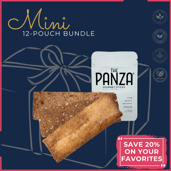 SAVE 20% Mini 12 - Pouch Bundle - The Panza - The Panza - Gourmet Cookie Snack