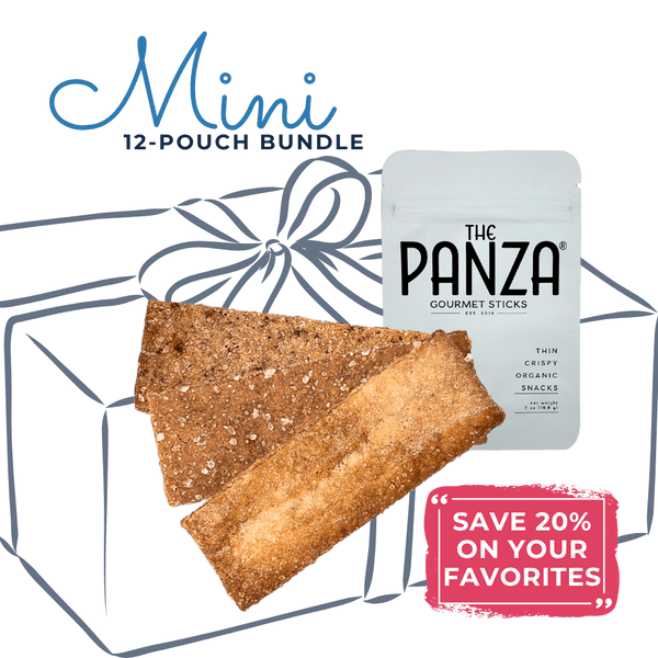 SAVE 20% Mini 12 - Pouch Bundle - The Panza - The Panza - Gourmet Cookie Snack