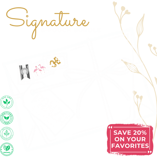 SAVE 20% Signature 6 - Pouch Bundle - The Panza - The Panza - Gourmet Cookie Snack