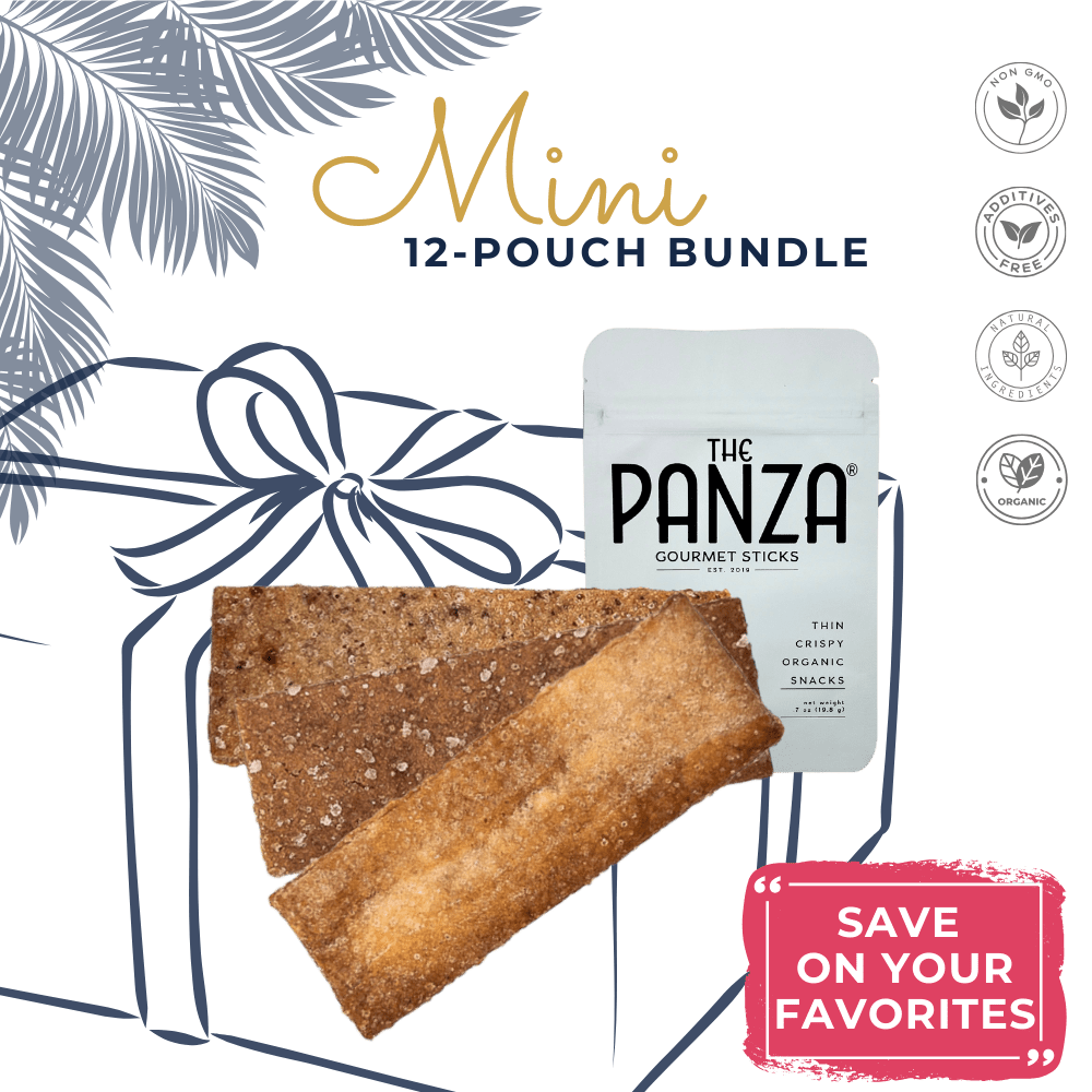 SAVE 5% Mini 12 - Pouch Bundle - The Panza - The Panza - Gourmet Cookie Snack